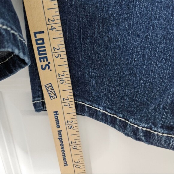 New Directions Jeans Women's 18WR (38x27.5) Blue Mid-Rise Ankle Skinny GUC - Picture 6 of 10